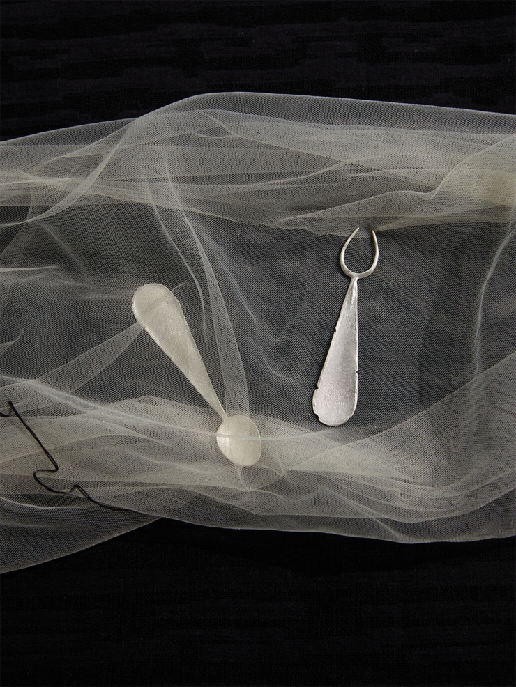 Patch  Silver  Fork with  Brushed  Finish