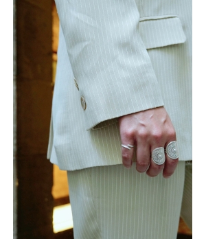 CUNZU TONGU-Drum and Flower Pattern Ring