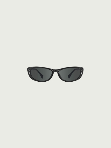 Black Metal Inlay Sunglasses