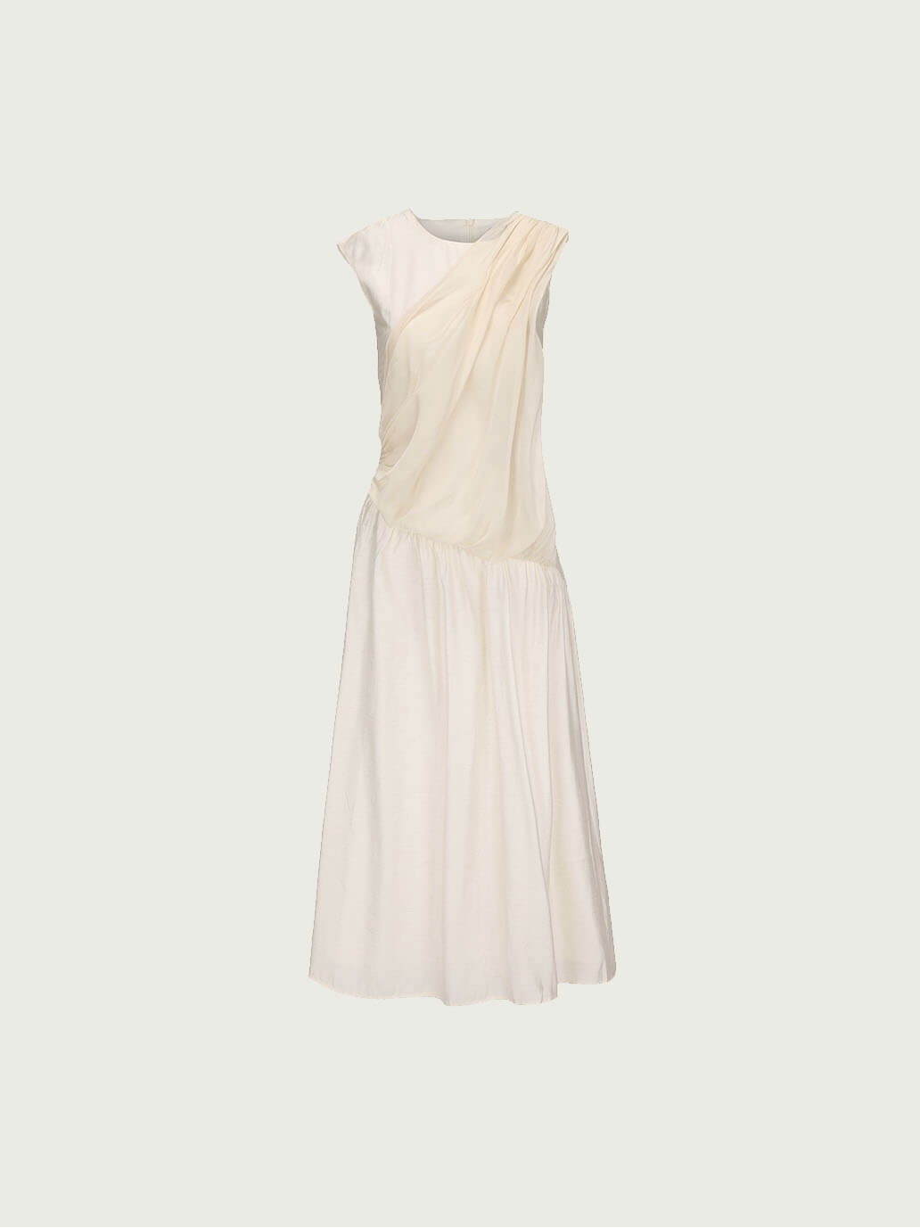 Linen Tencel Sleeveless Long Dress