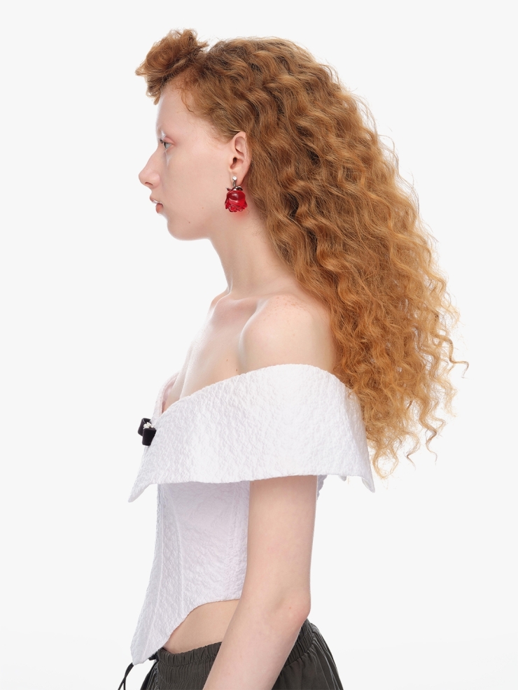 YVMIN X SHUSHUTONG Rose Bud Earring (Single)