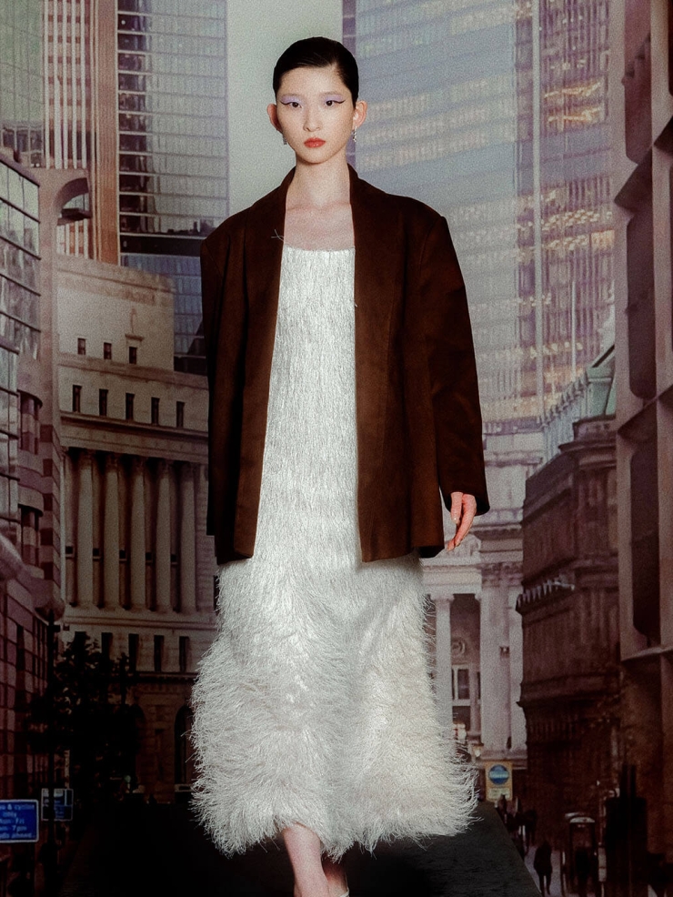 Suede Oversized Blazer