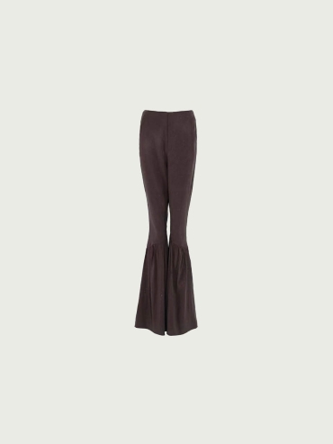 Starry Tencel Pleated Flared Pants