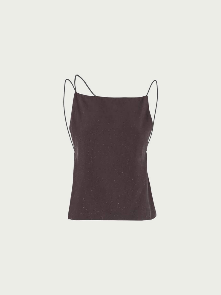 Starry Tencel Backless Camisole