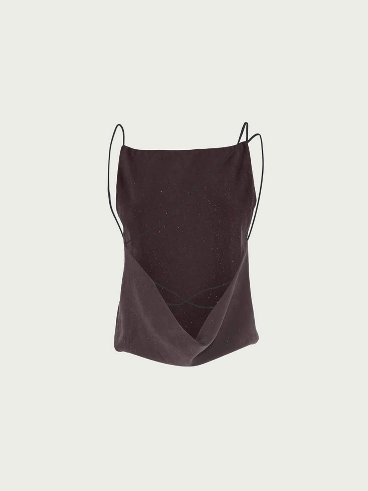 Starry Tencel Backless Camisole