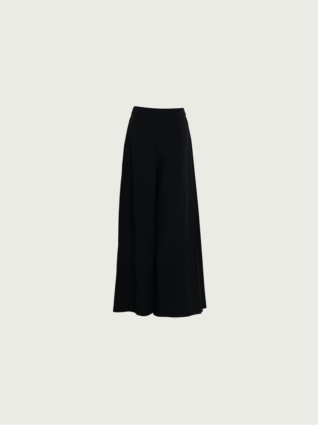 Side Pleat Suit Wide Leg Pants