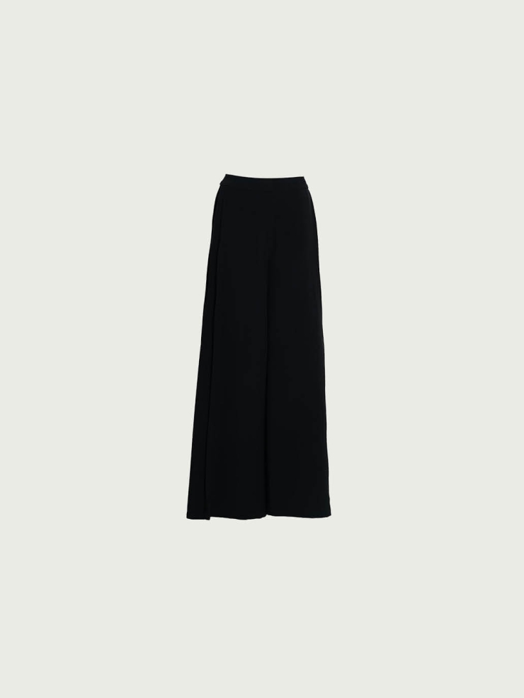 Side Pleat Suit Wide Leg Pants