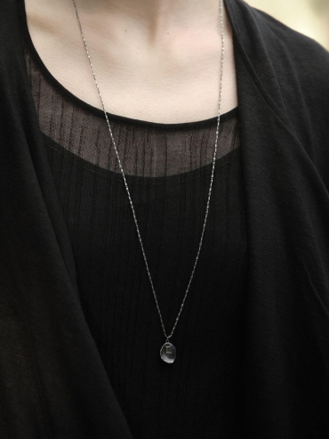 Black Corelight Long Necklace