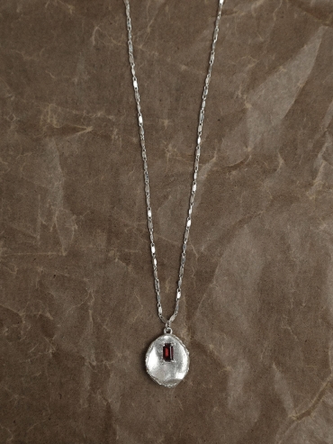 Silver Corelight Long Necklace