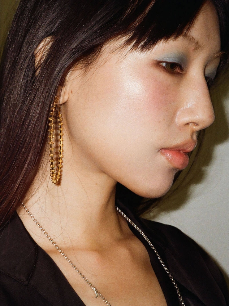 Gold Full Hoop Earrings- Large