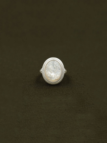 White Etched Light Ring