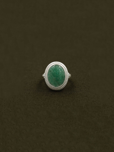 Green Etched Light Ring