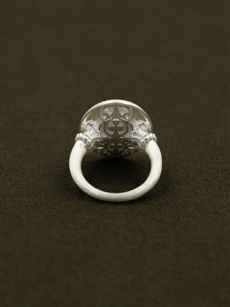 Green Etched Light Ring