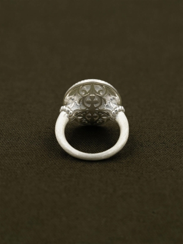 Green Etched Light Ring