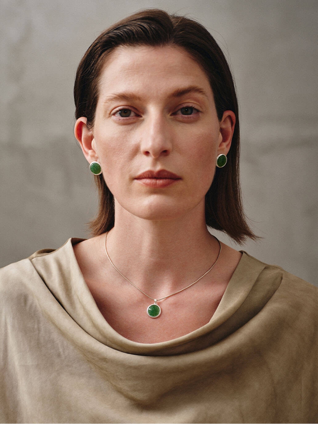 Green Hidden Earrings