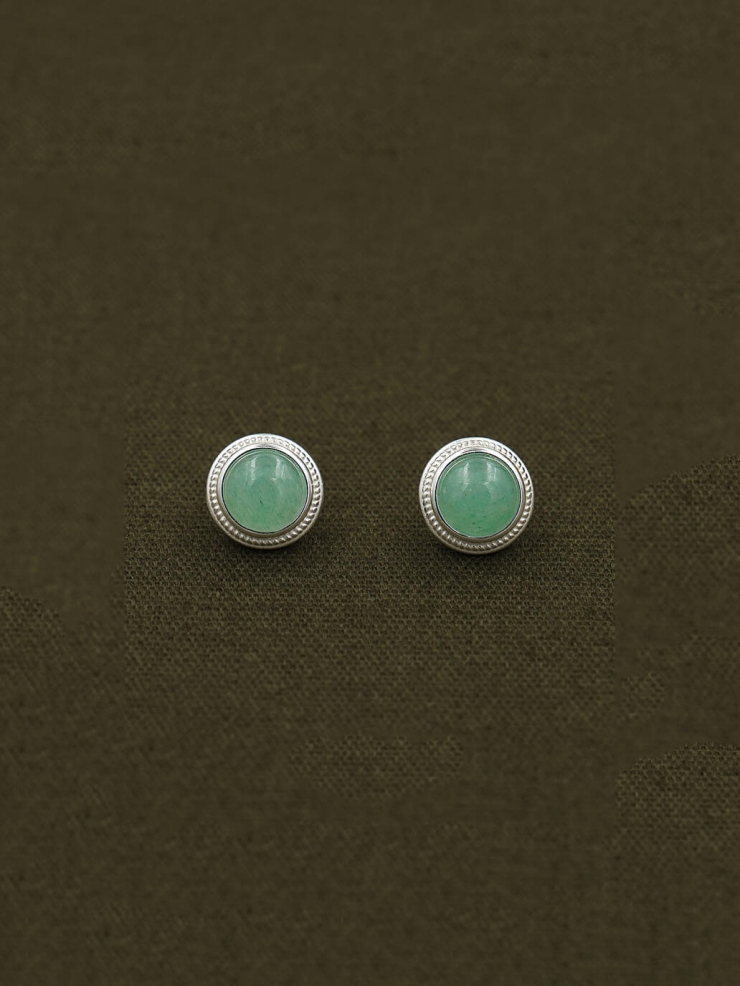 Green Silent Ech Earrings