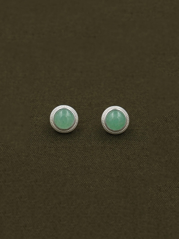 Green Silent Ech Earrings