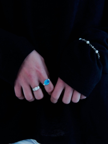 Silver Plus Pearl Silver Bracelet