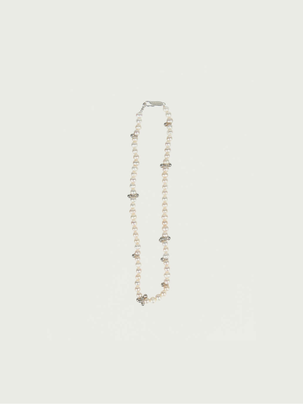 Silver Dew Pearl Necklace