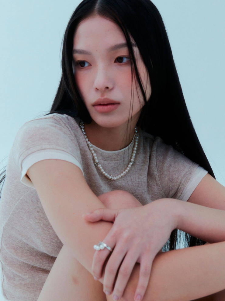 Silver Dew Pearl Necklace