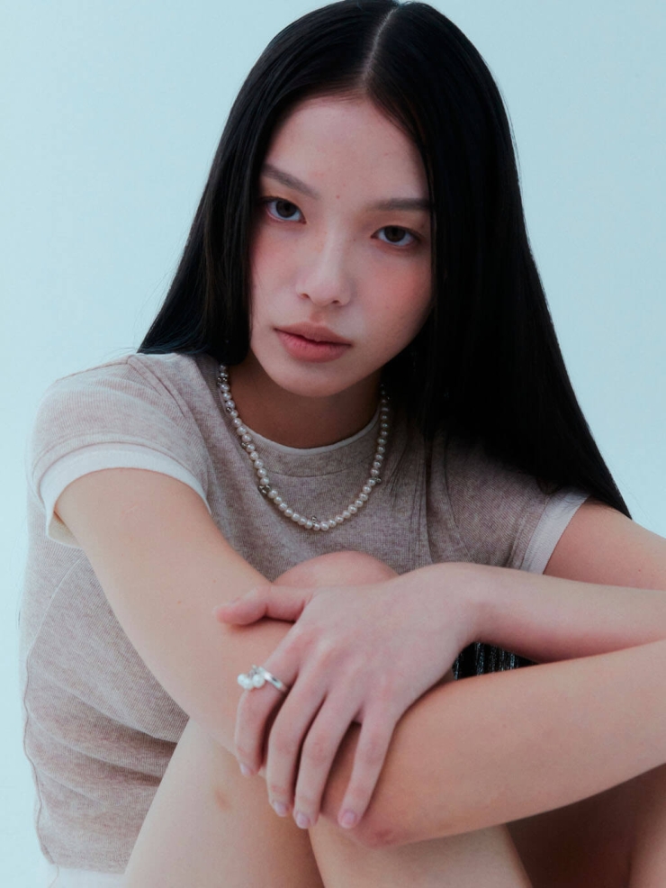 Silver Dew Pearl Necklace