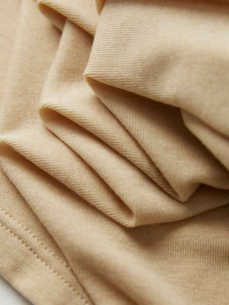 Yellow Fitted Embroidered Base Layer Top