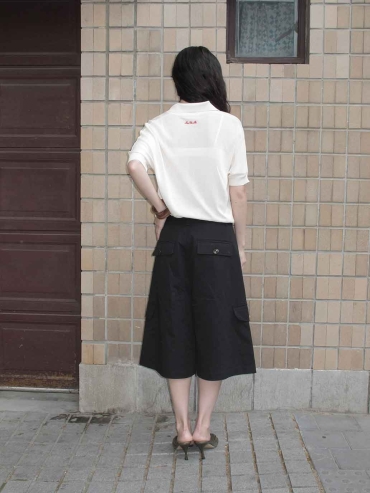 Black Dog-Walk Utility Shorts