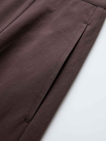 Burgundy Dog-Walk Utility Shorts