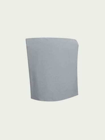 Grey Off-Shoulder Drop-Sleeve Top