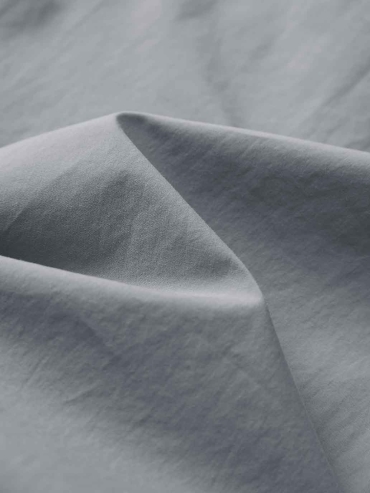 Grey Off-Shoulder Drop-Sleeve Top