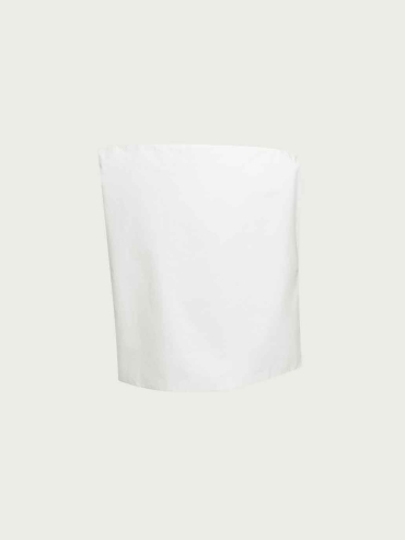 White Off-Shoulder Drop-Sleeve Top