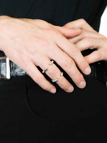 Double Phallanges Ring Set