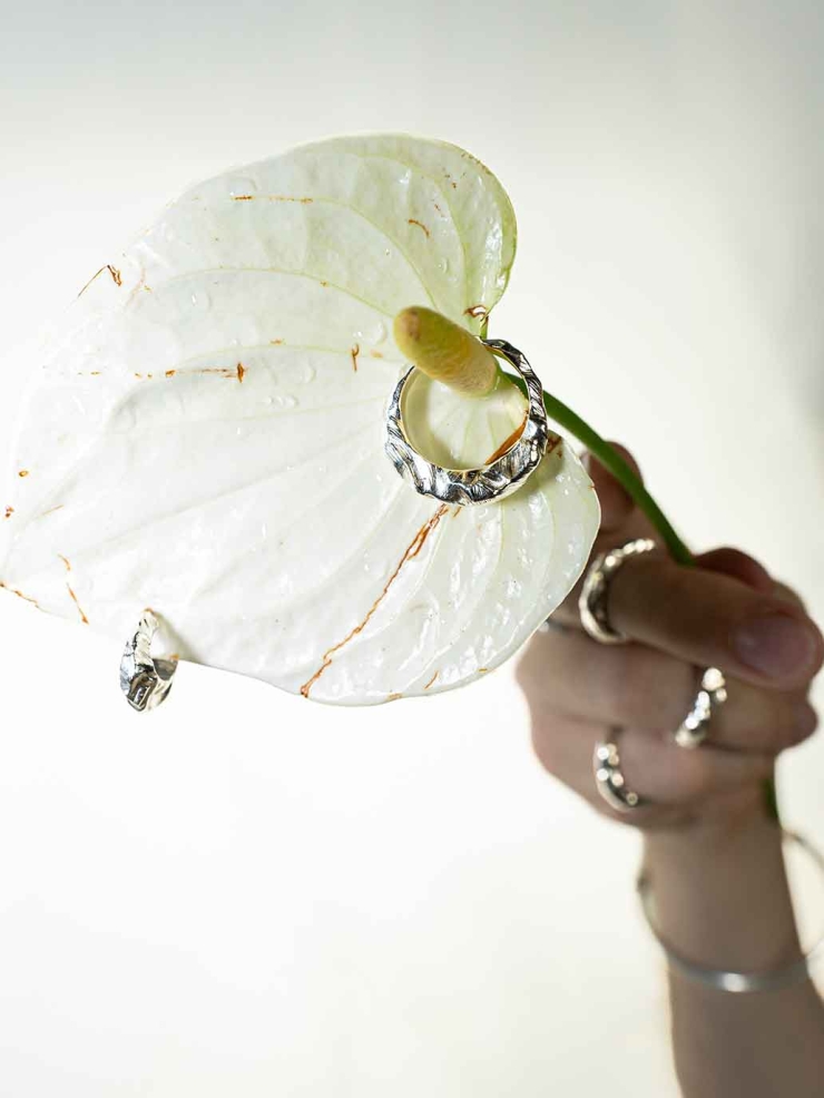 Ech.Ranwu Snow Large Ring