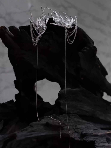 Blossoming Rain Ear Cuff-Single