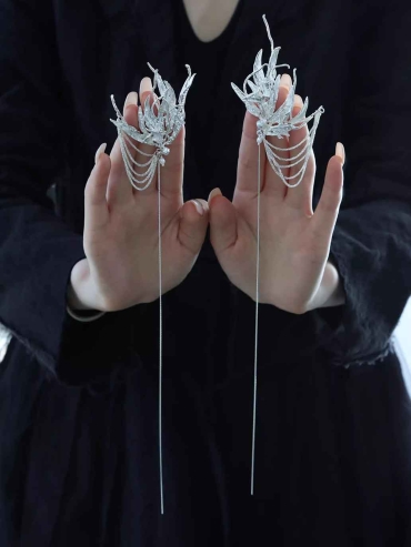 Blossoming Rain Ear Cuff-Single