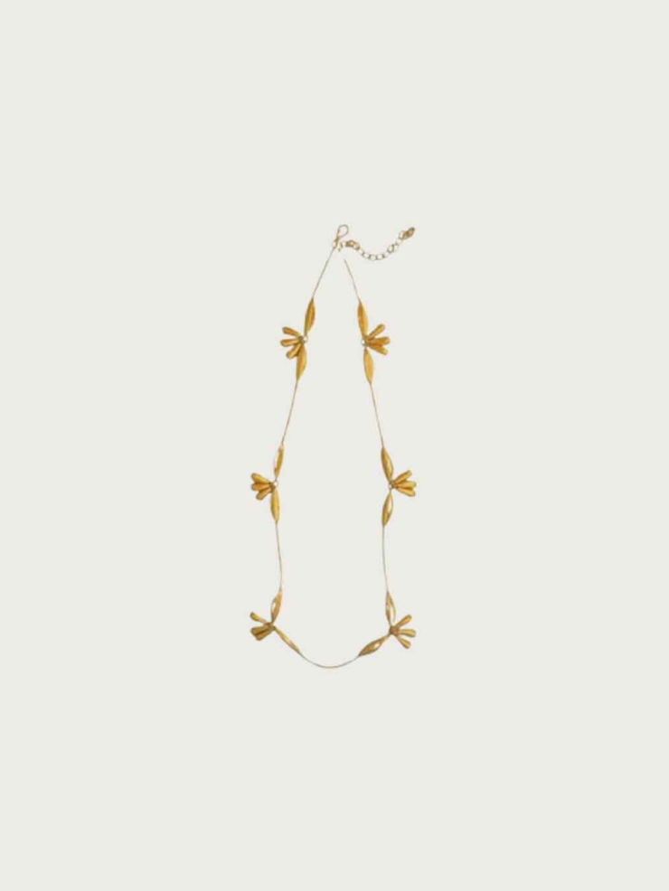 Gold Sprout Necklace