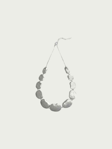 Silver Nutshell Sequence Necklace