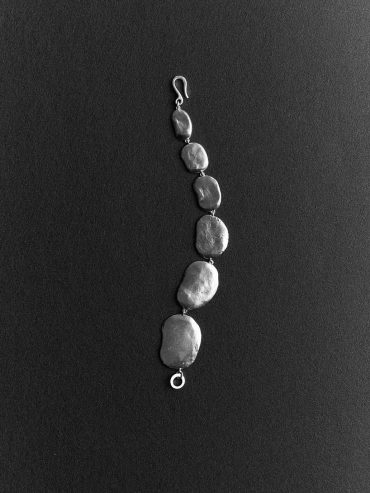 Silver Nutshell Sequence Bracelet
