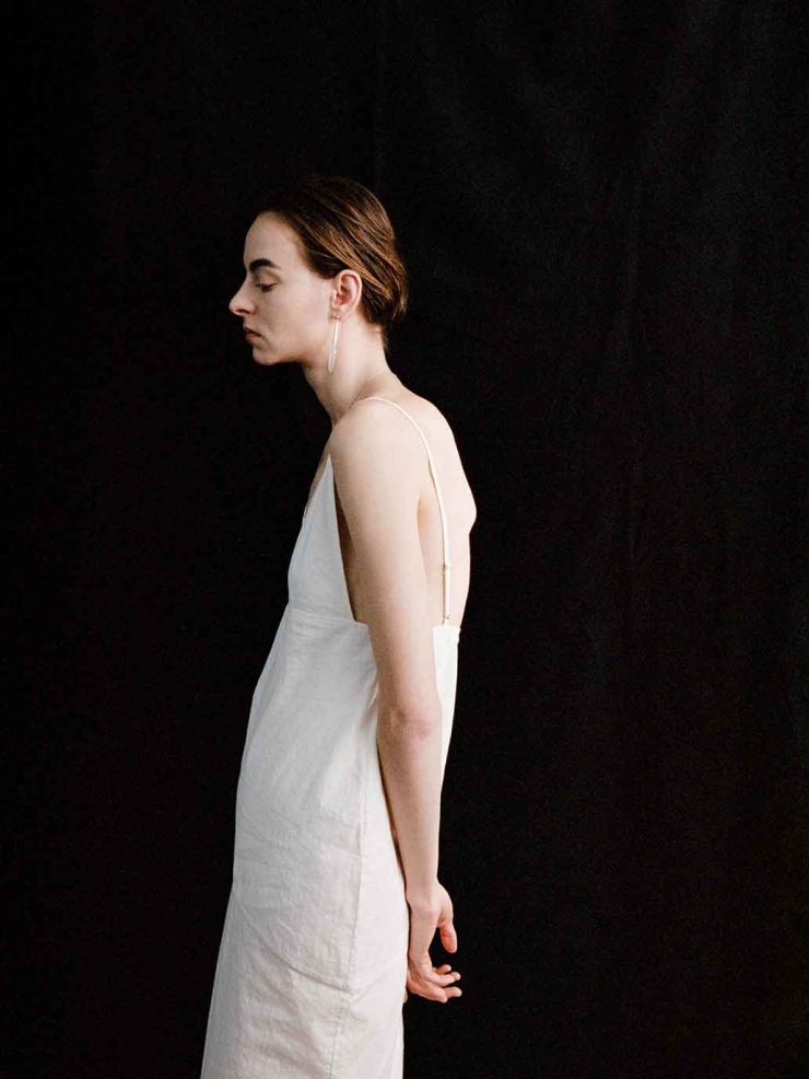 Silver Heirloom Earrings with Grey Agate