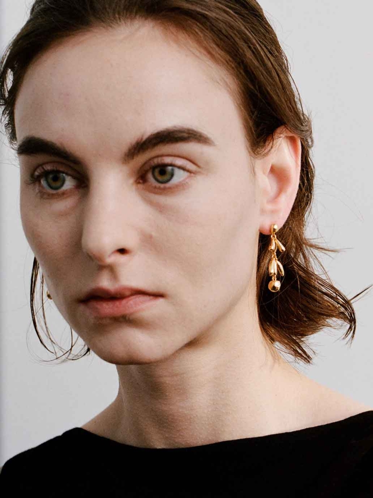 Gold Blossom Earrings