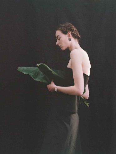 Silver Nutshell Earrings