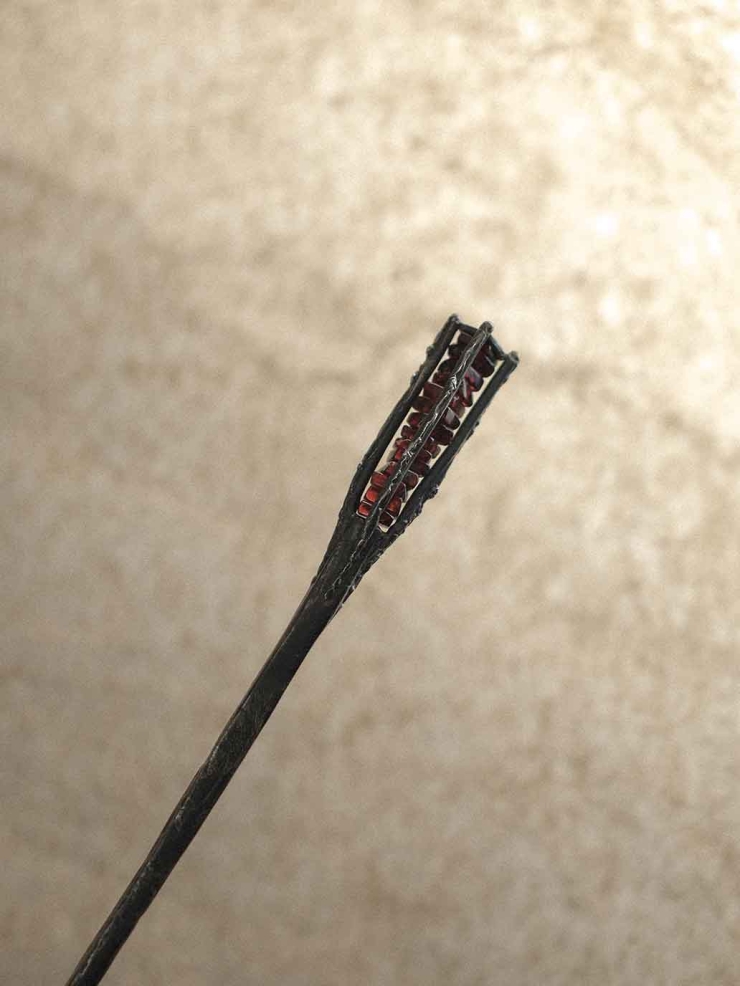 Black Shimmering Shadows Hairpin