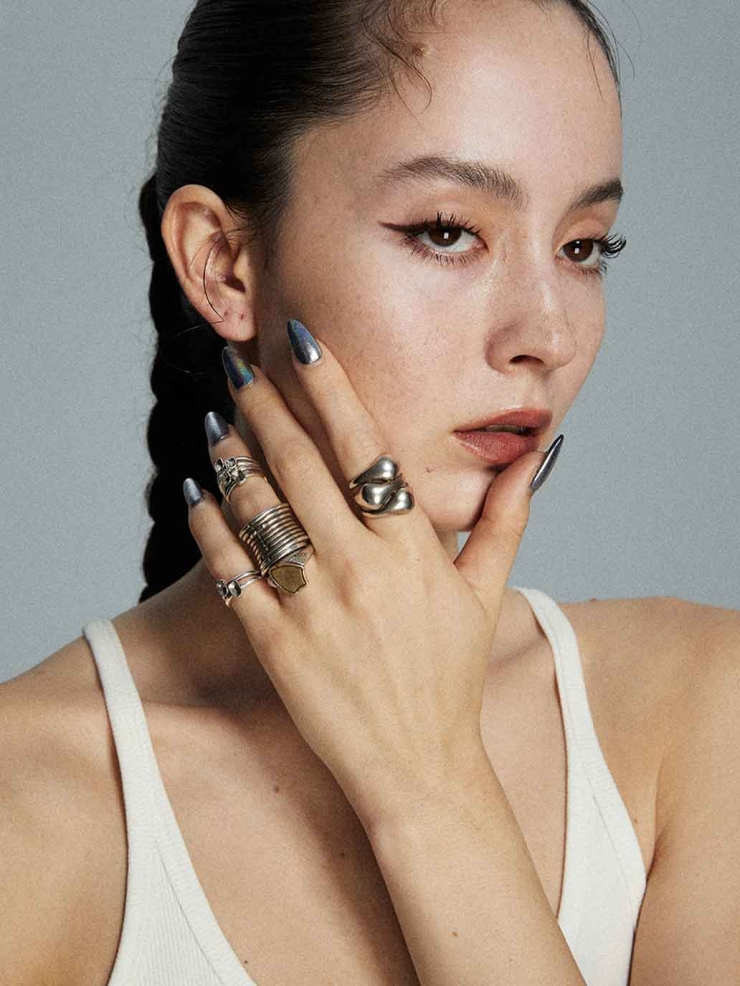 Vintage Metal Threaded Ring