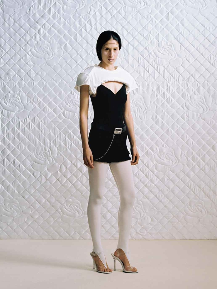 Black Double Layer Shorts