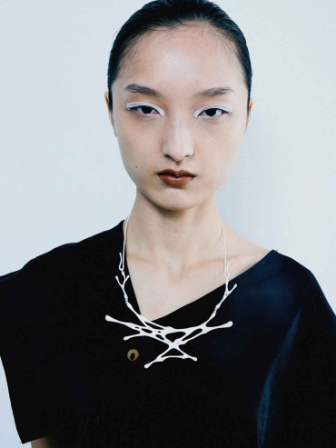 Silver Flux Necklace