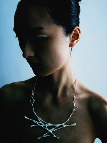 Silver Flux Necklace