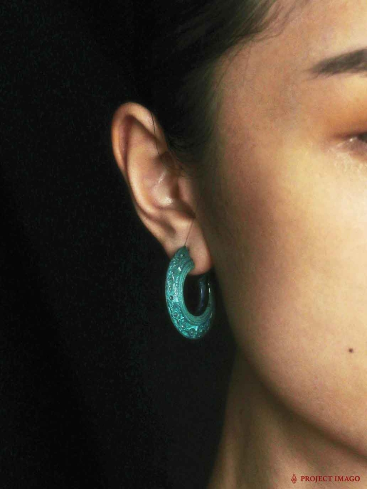 Green The Guest Earrings