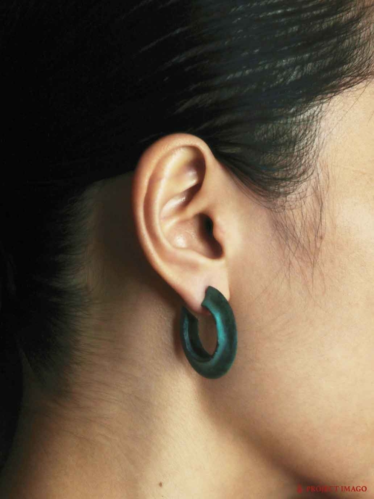 Green The Guest Earrings