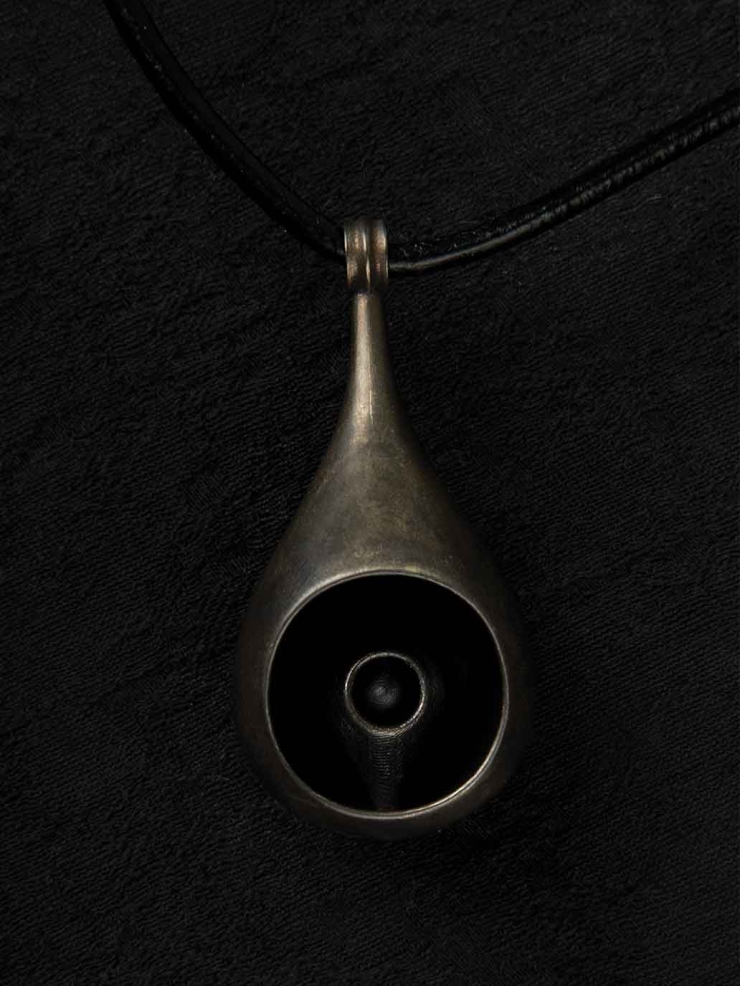 Silver Droplet Nesting Necklace