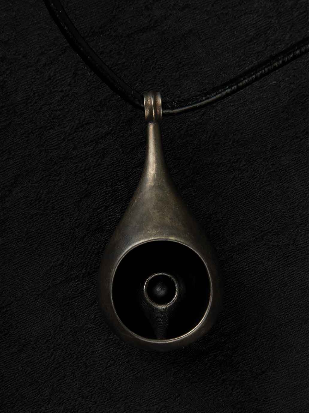 Silver Droplet Nesting Necklace